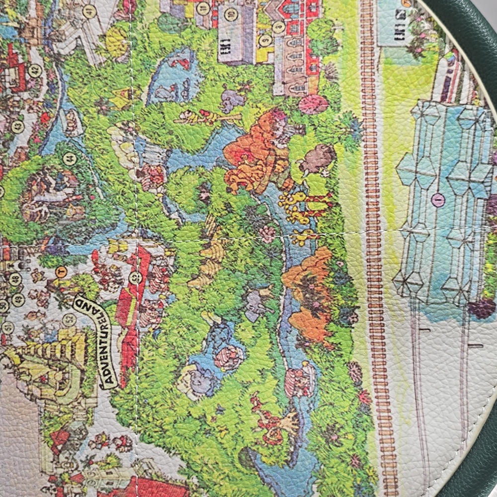 {Disney} Crossbody Bag - Walt Disney World 50th Anniversary - Map - Picture 13 of 15